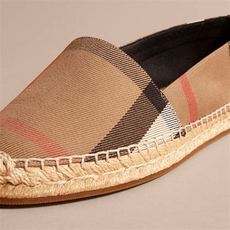 woman burberry slides|burberry espadrilles women's sale.